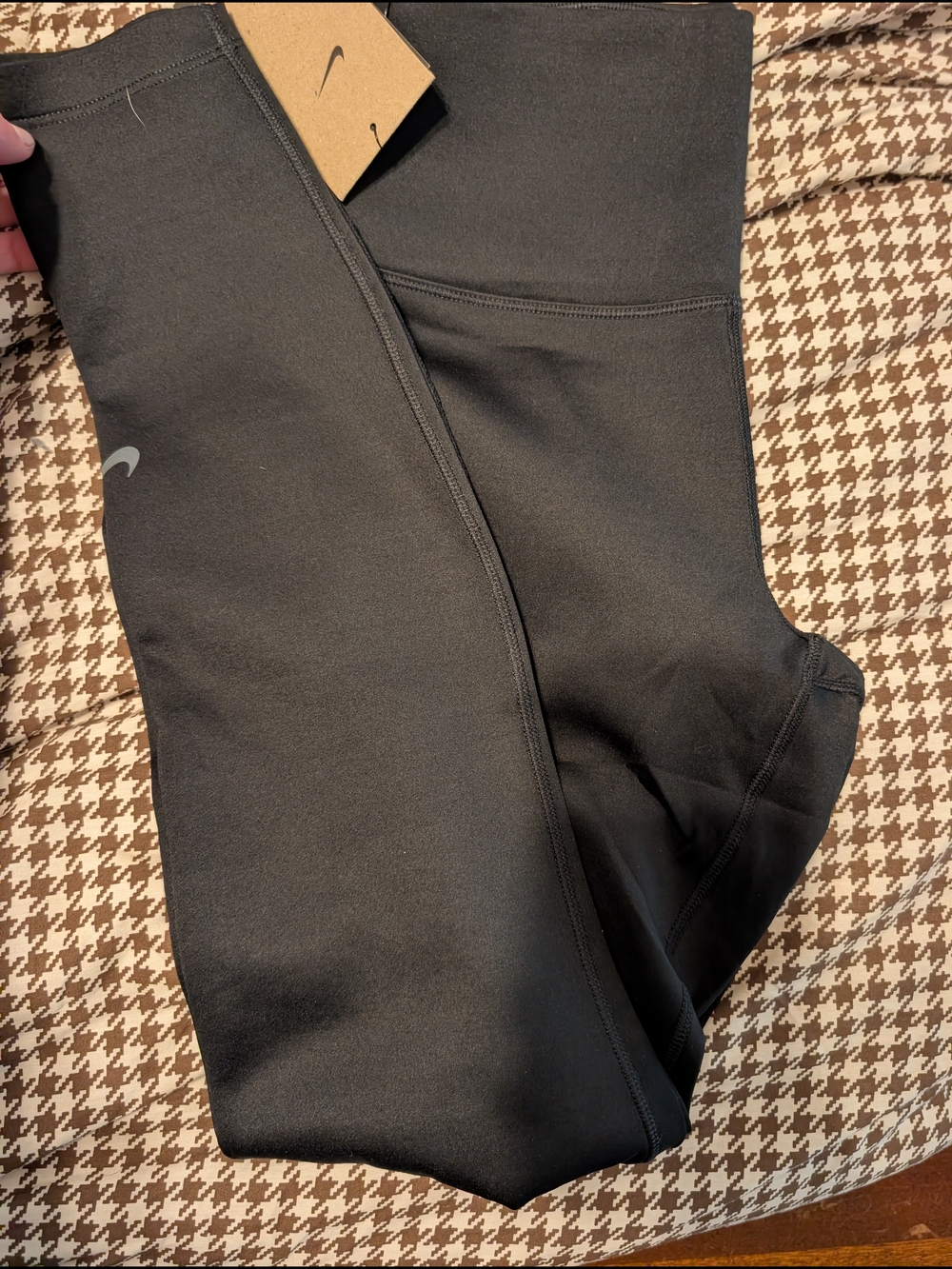 Nike Black Training Leggings with Subtle Logo